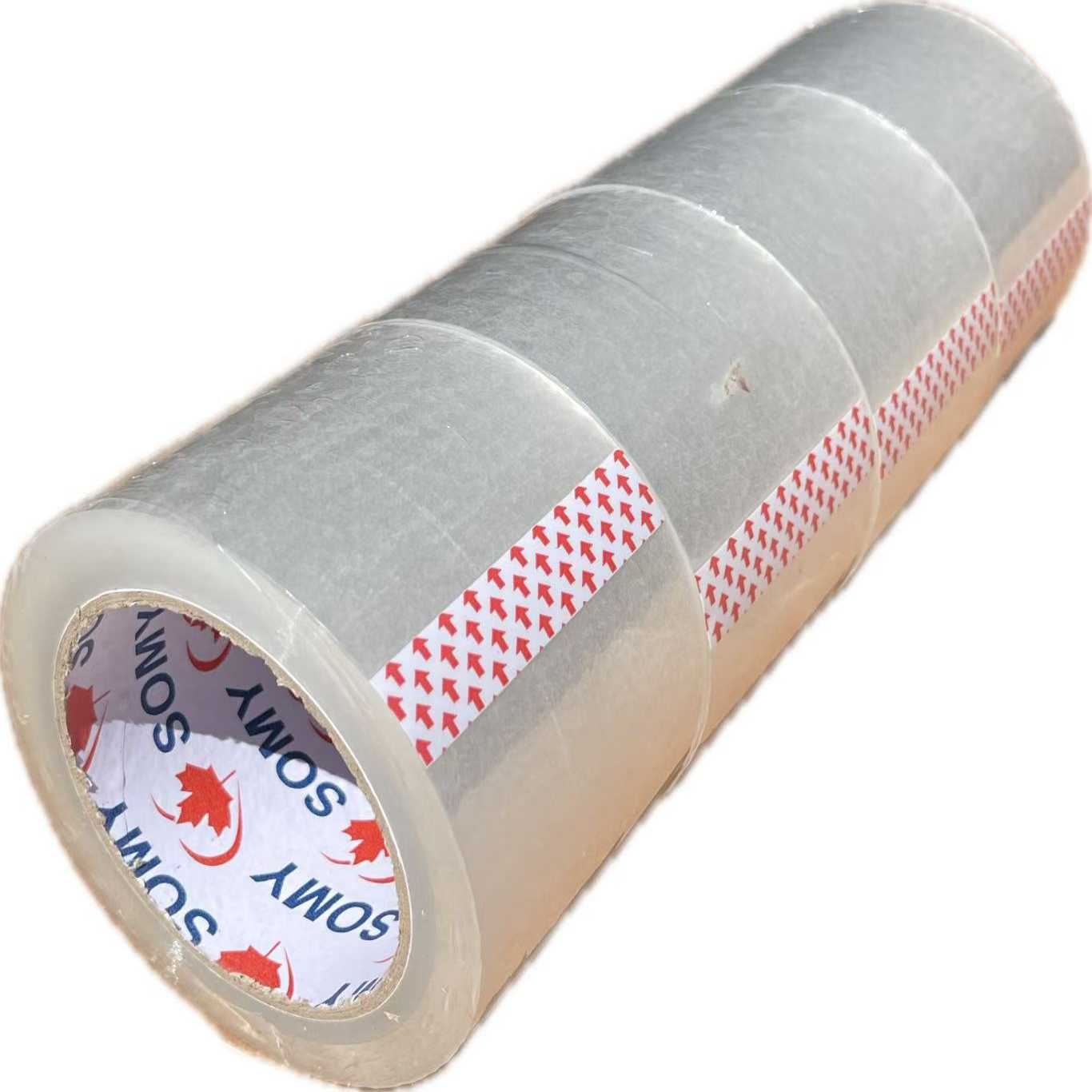 Clear Industrial Packing Tape – 3" x 110 Yards, 2 Mil, 24 Rolls/Box