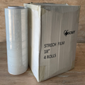18" x 1,500' Stretch Film Wrap – 80 Gauge, 4 Rolls/Box