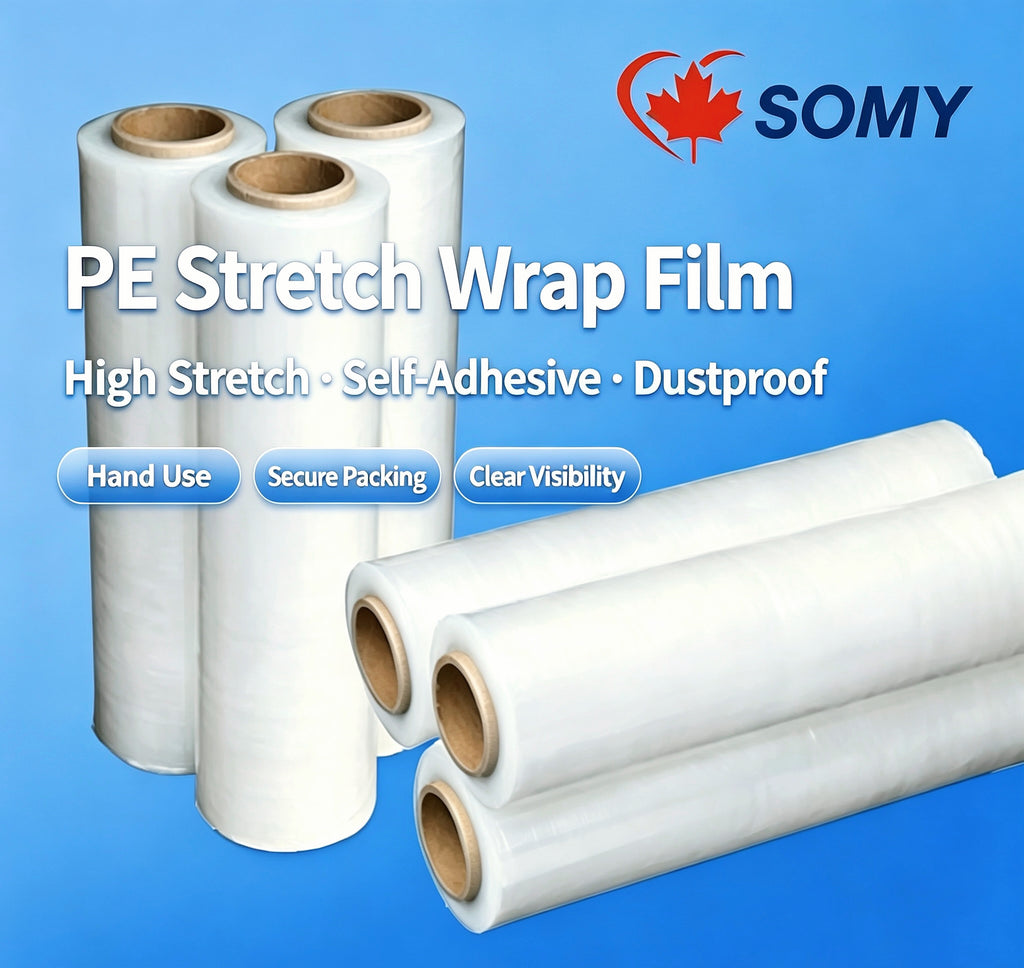 18" x 1,500' Stretch Film Wrap – 80 Gauge, 4 Rolls/Box