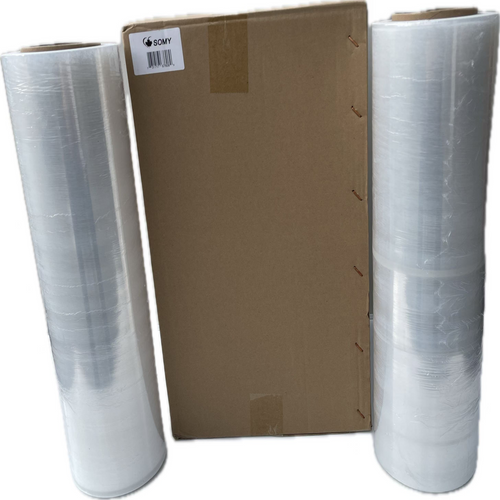18" x 1,500' Stretch Film Wrap – 80 Gauge, 4 Rolls/Box