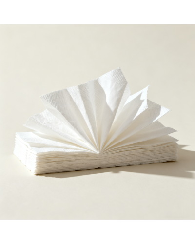 1-Ply Dinner Napkins – 13x6.7", 9,000/Case, Compostable & Recyclable