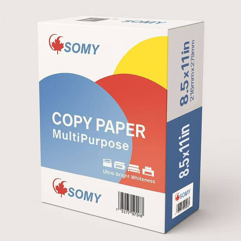 Printer & Copy Paper – 2,500 Sheets/Box, 5 Reams (8.5" x 11")