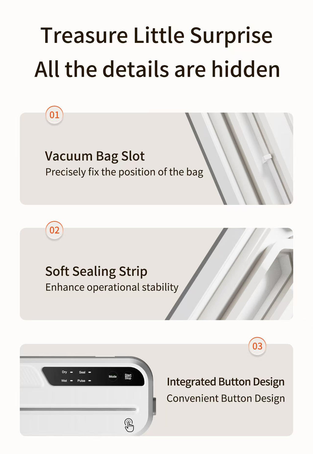 SOMY 7-in-1 Food Vacuum Sealer Machine – Compact, Powerful & Easy to Use