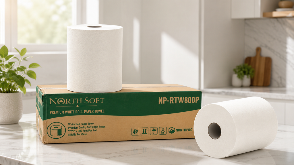 Premium Paper Towel Roll – 7 7/8" x 800 ft, 6 Rolls/Case