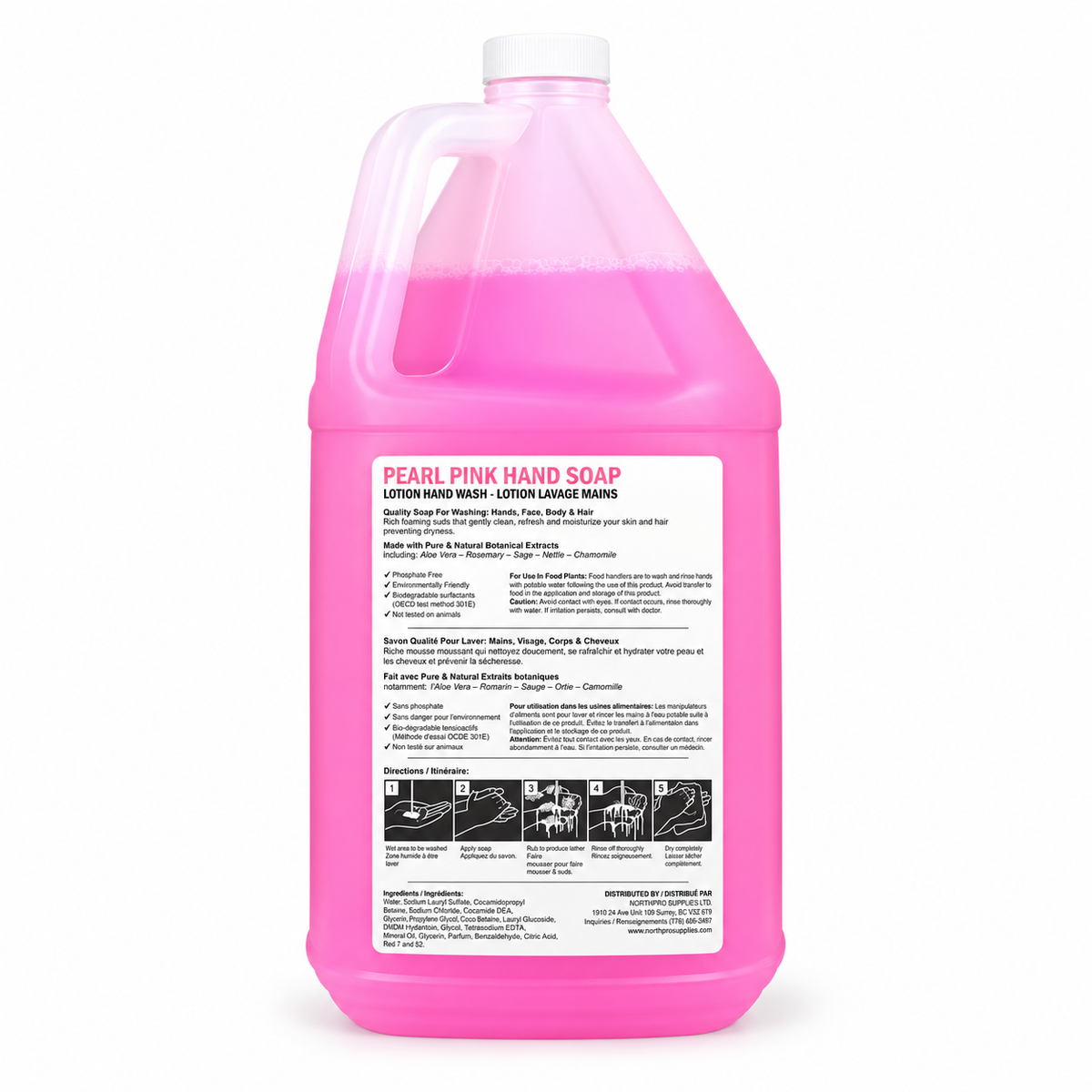 NorthPro Pearl Pink Hand Soap, 4 L