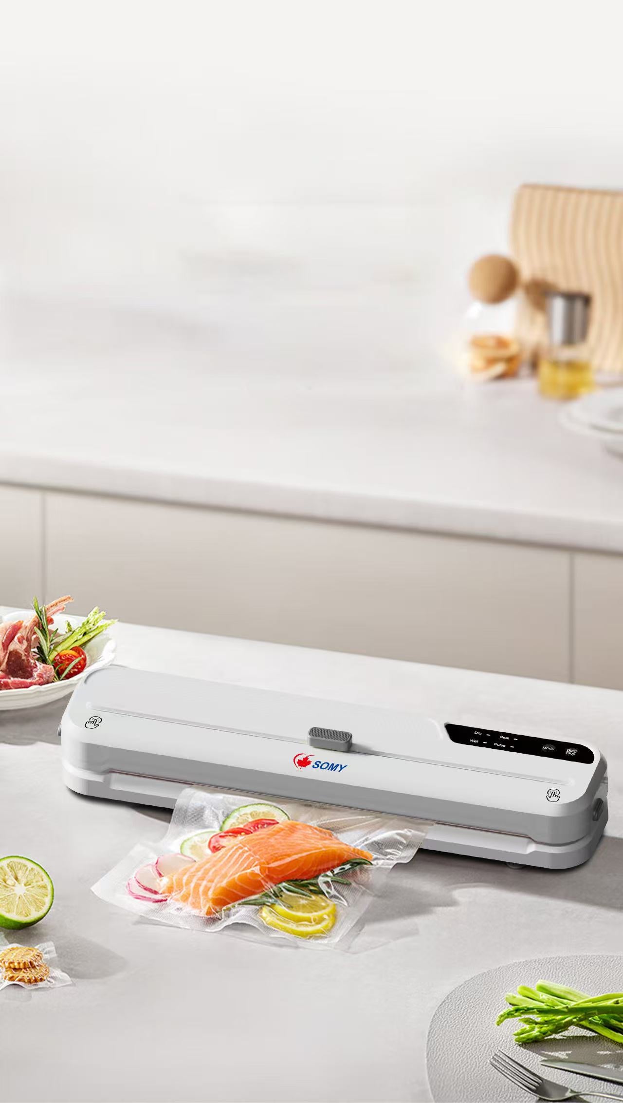 SOMY 7-in-1 Food Vacuum Sealer Machine – Compact, Powerful & Easy to Use